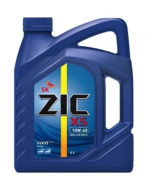 МАСЛО ZIC  X5 SМ 10W40 4л п/с