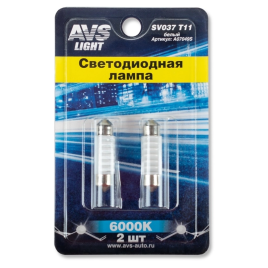 СВЕТОДИОД T11 БЕЛЫЙ  6 SMD 36мм РАДИАТОР