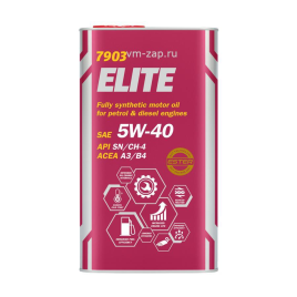 МАСЛО MANNOL Elite 5W40 1л син.
