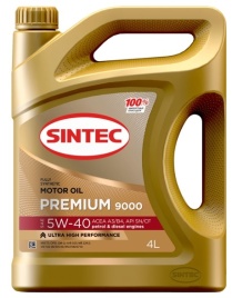 МАСЛО SINTEC PREMIUM A3/B4 5W40 4л син