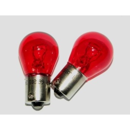 ЛАМПА 1к-т цок.12V 21W (BA15s)красная