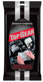 САЛФЕТКИ ВЛАЖНЫЕ 45шт. TOP GEAR