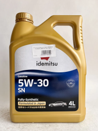 МАСЛО IDEMITSU 5W30 4л син