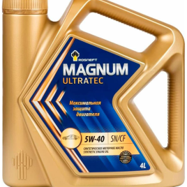 МАСЛО РОСНЕФТЬ ULTRATEC 5W40 4л синтет.