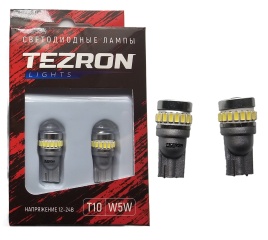 СВЕТОДИОДЫ Т10 150LM 6500К TEZRON LED 2шт.