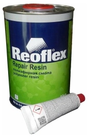 СМОЛА ПОЛИЭФИРНАЯ+ОТВЕРДИТЕЛЬ REOFLEX 1кг.