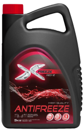 АНТИФРИЗ  X-FREEZE КРАСНЫЙ 3кг.