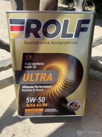 МАСЛО ROLF ULTRA 5W50 4л син.