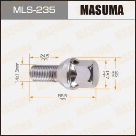 БОЛТ КОЛЕСА М14х1,5х55,5 кл.19
