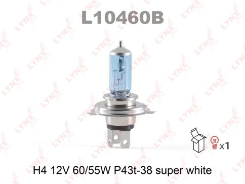 ЛАМПА Н4 60/55W LYNX BLUE фото 1