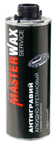 АНТИГРАВИЙ MasterWAX ШАГРЕНЬ черный 1л фото 1