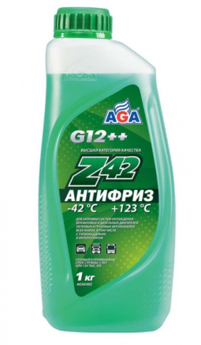 АНТИФРИЗ AGA ЗЕЛЕНЫЙ 1кг. фото 1