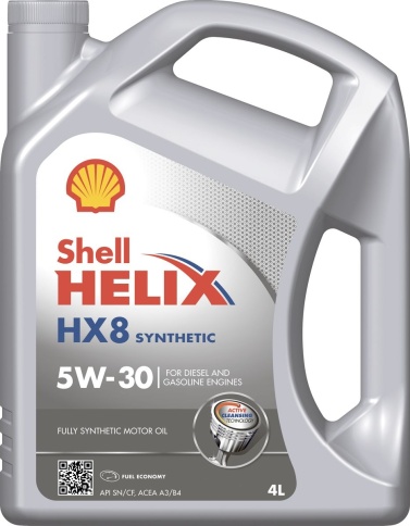 МАСЛО SHEL HELIX HX8 5W30 4л фото 1