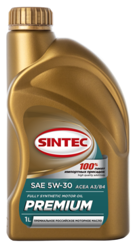 МАСЛО SINTEC PREMIUM A5/B5  5W30 1л син фото 1