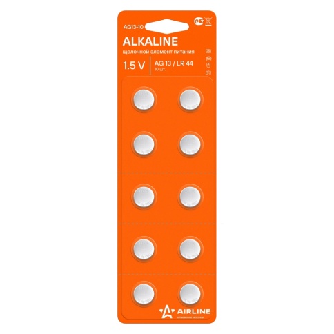 БАТАРЕЙКА AG13 ЩЕЛОЧНАЯ 1,5V  фото 1