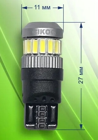 СВЕТОДИОДЫ Т10 18 SMD CIKOO фото 1