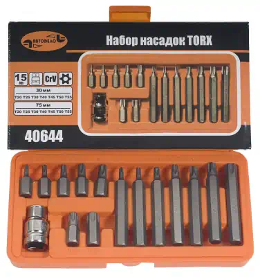 НАБОР БИТ TORX 15пр. фото 1