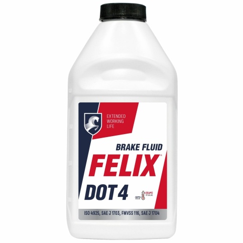 ТОРМОЗНАЯ ЖИДКОСТЬ ДОТ-4 FELIX 455мл фото 1
