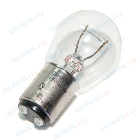 ЛАМПА 2к-т см/ц 12V 21/4W (BAZ15d)OSRAM  фото 1