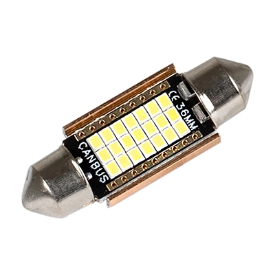 СВЕТОДИОД T11 БЕЛЫЙ 21 SMD 36мм ОБМАНКА фото 1