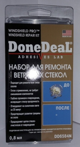 КЛЕЙ ДЛЯ РЕМОНТА СТЕКЛА DONE DEAL 6584 фото 1