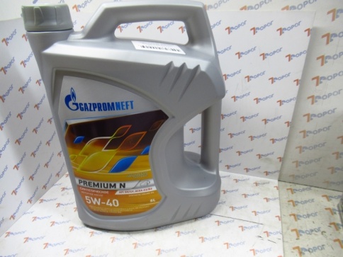 МАСЛО GAZPROMNEFT PREMIUM N 5W-40 5л. фото 1