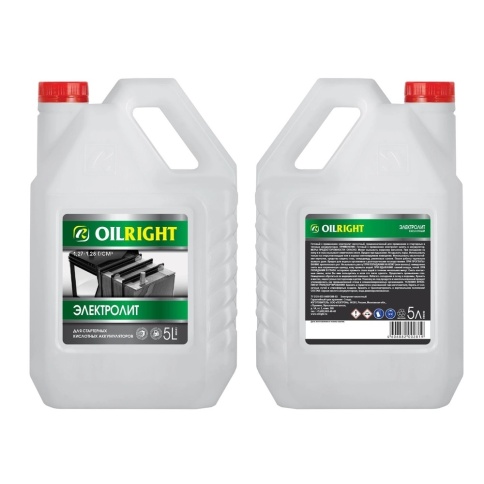 ЭЛЕКТРОЛИТ OIL RIGHT 5л фото 1
