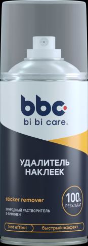 УДАЛИТЕЛЬ НАКЛЕЕК BiBiCare 210мл фото 1