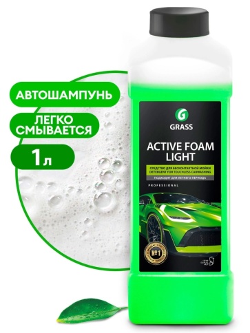 АВТОШАМПУНЬ  Б/М  ГРАСС Active Foam Light 1л фото 1