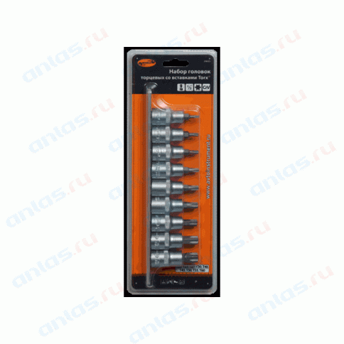 НАБОР ГОЛОВОК 1/2  4пр.Т40-Т70 TORX   фото 1