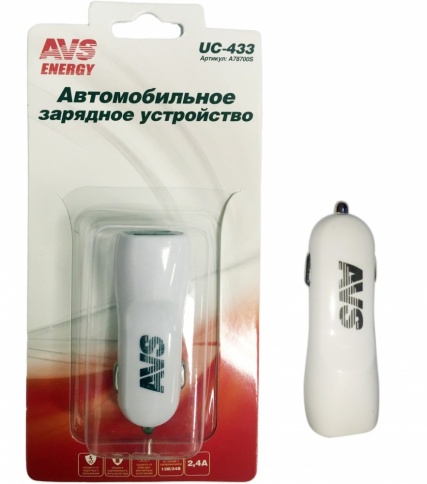 ЗАРЯДНОЕ 12/24 AVS UC-433 фото 1