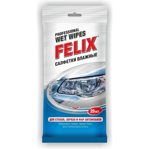 САЛФЕТКИ ВЛАЖНЫЕ FELIX ДЛЯ СТЕКОЛ фото 1