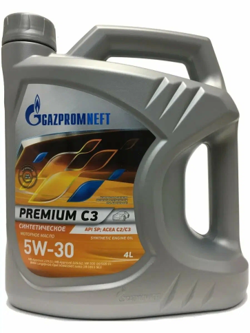 МАСЛО GAZPROMNEFT PREMIUM С3 5W-30 4л фото 1
