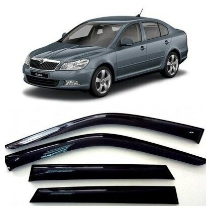 ВЕТРОВИКИ SKODA OCTAVIA 2013г. фото 1