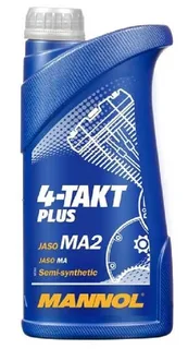 МАСЛО MANNOL МОТО 4-ТАКТ PLUS 10W40.1л п/с фото 1